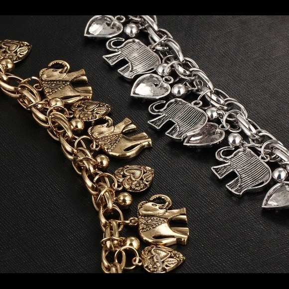 New! Beautiful Elephant Charm Bracelet - Picture 2 of 4